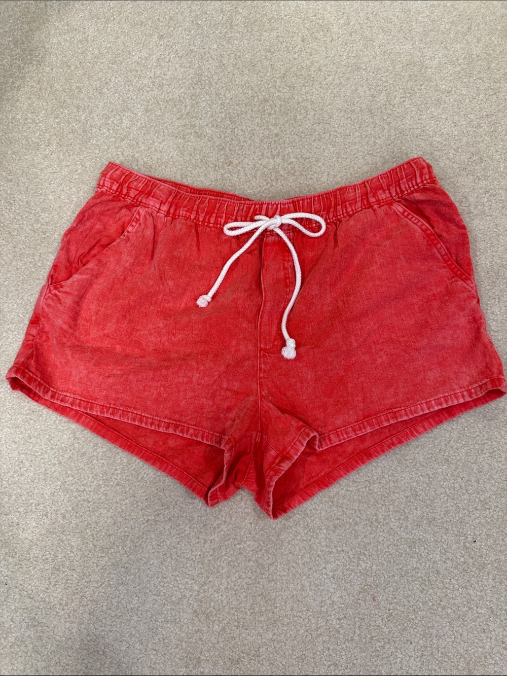 Coral Women's Drawstring Casual Shorts